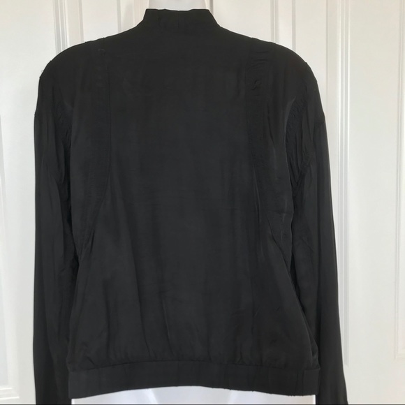 Blank NYC Black Bomber Jacket Transitional - Picture 4 of 8